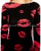 Lip Print Bodycon Dress